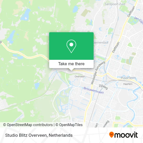 Studio Blitz Overveen map