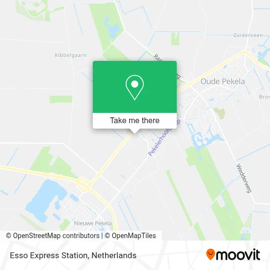 Esso Express Station map