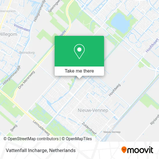 Vattenfall Incharge map