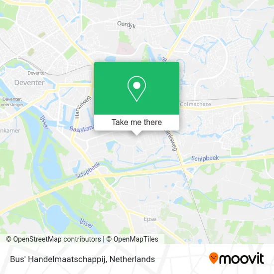 Bus' Handelmaatschappij Karte