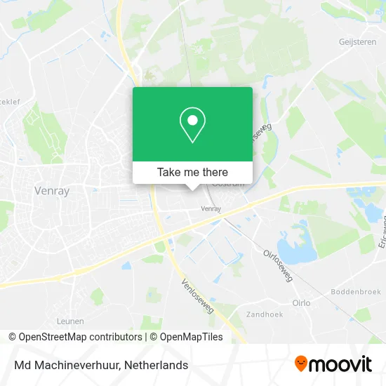 Md Machineverhuur map
