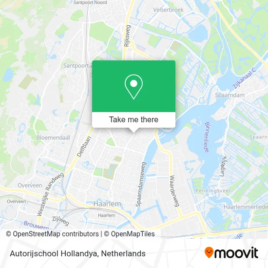 Autorijschool Hollandya map