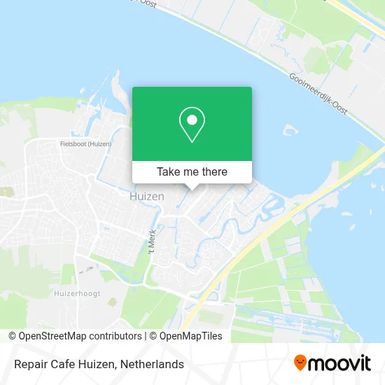 Repair Cafe Huizen map