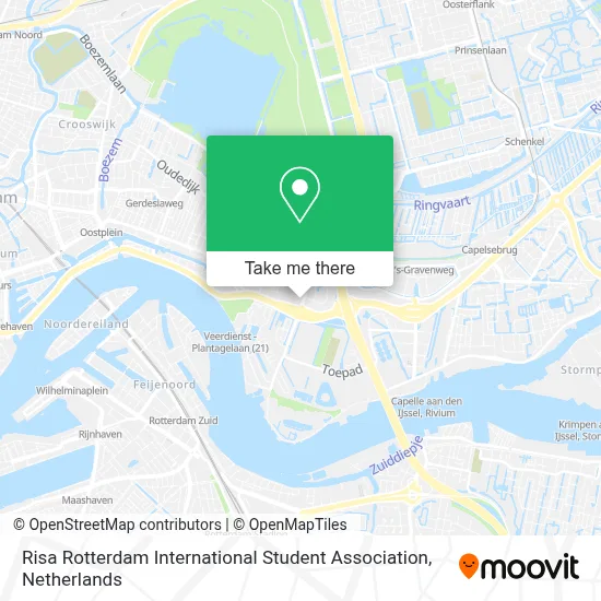 Risa Rotterdam International Student Association map