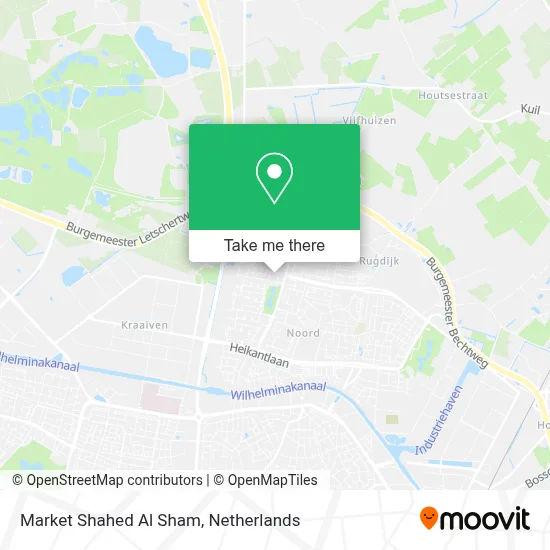 Market Shahed Al Sham map