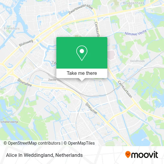 Alice In Weddingland map
