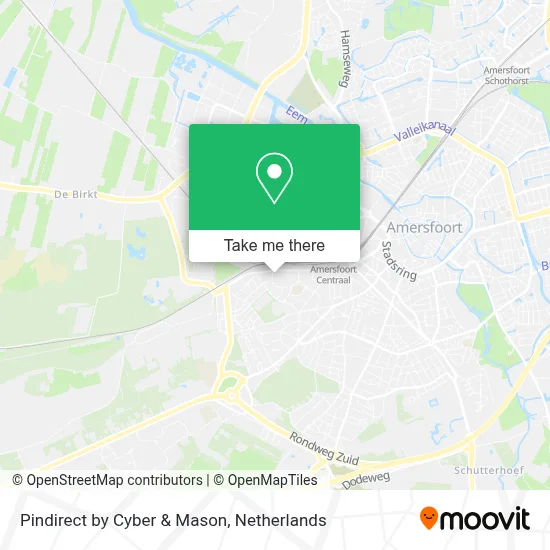 Pindirect by Cyber & Mason map