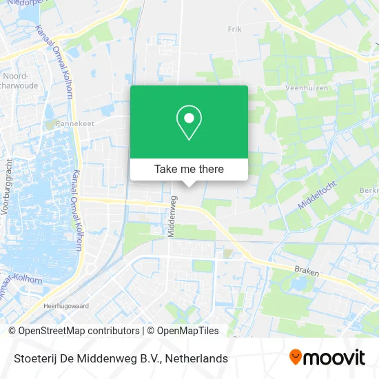 Stoeterij De Middenweg B.V. map
