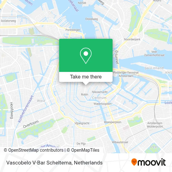 Vascobelo V-Bar Scheltema map