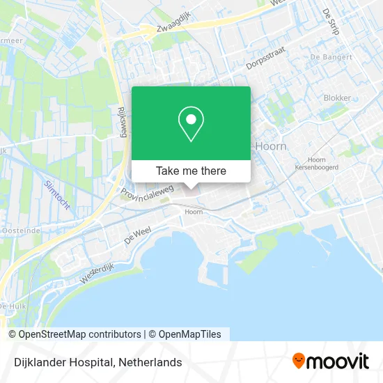 Dijklander Hospital map