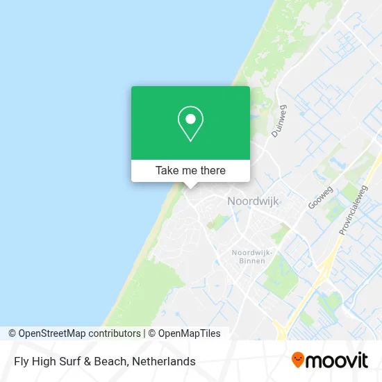 Fly High Surf & Beach map