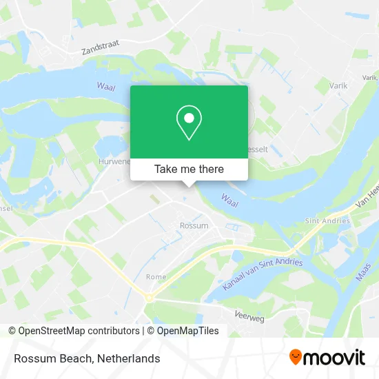 Rossum Beach map
