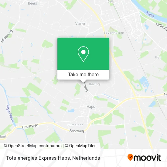 Totalenergies Express Haps map
