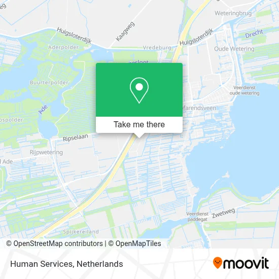 Human Services map