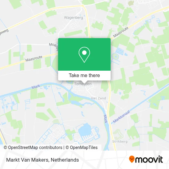 Markt Van Makers map