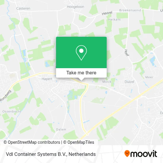 Vdl Container Systems B.V. map