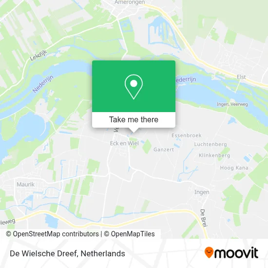 De Wielsche Dreef Karte