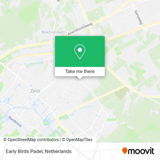 Early Birds Padel map