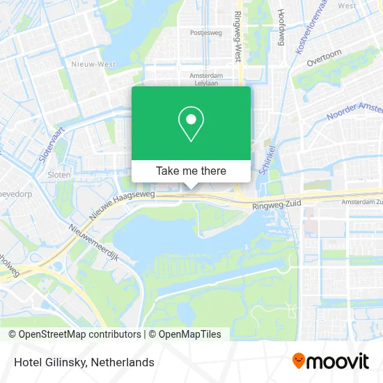 Hotel Gilinsky map
