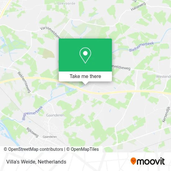Villa's Weide map