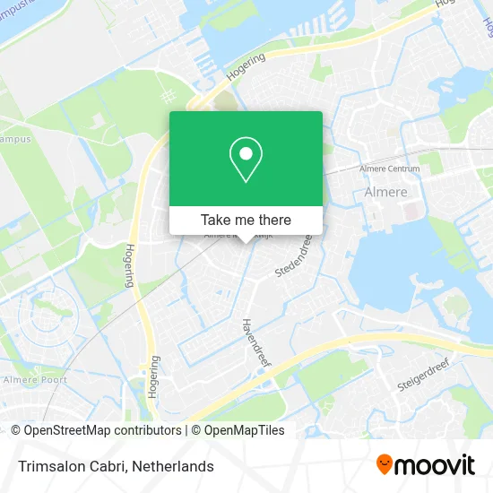 Trimsalon Cabri map