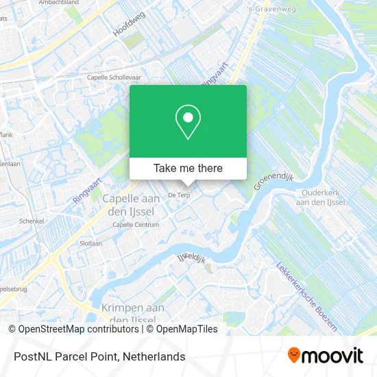 Postnl Pakketpunt map