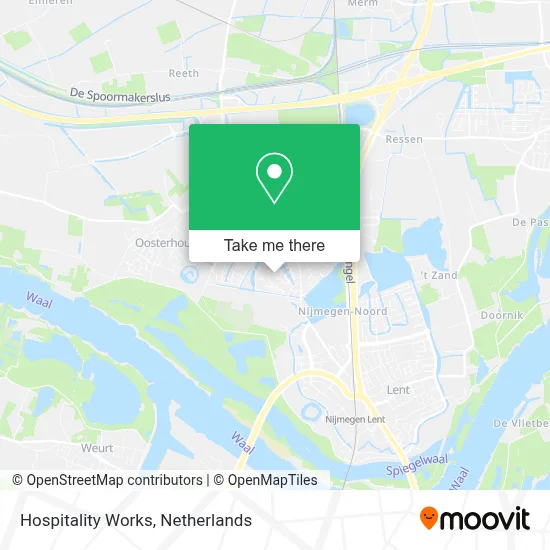Hospitality Works map