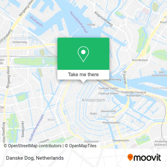 Danske Dog map