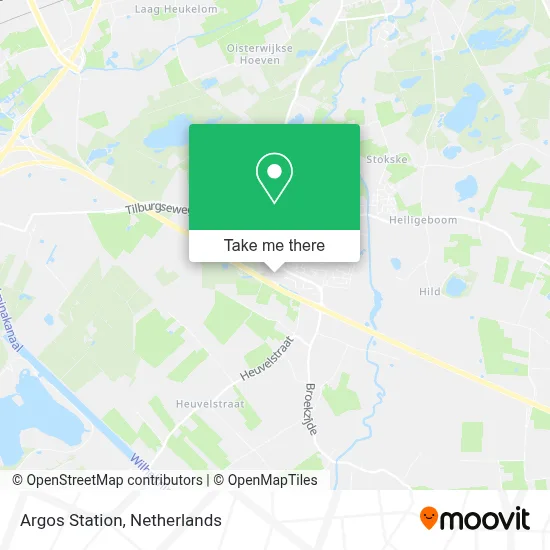 Argos Station map