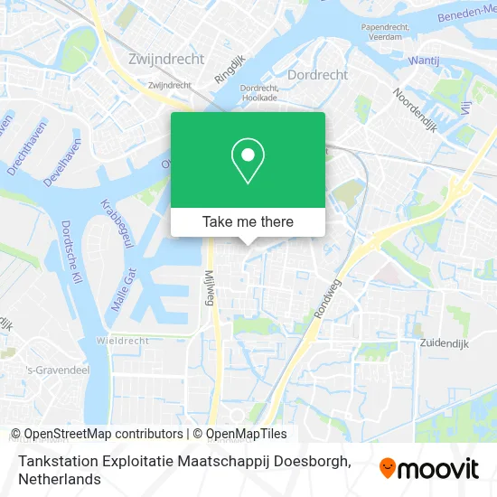 Tankstation Exploitatie Maatschappij Doesborgh map