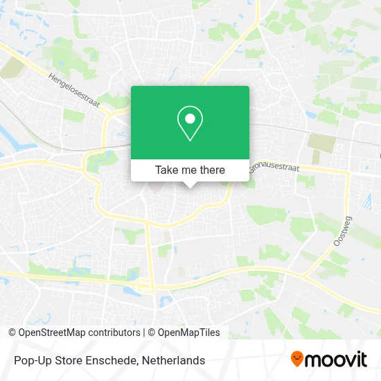 Pop-Up Store Enschede map