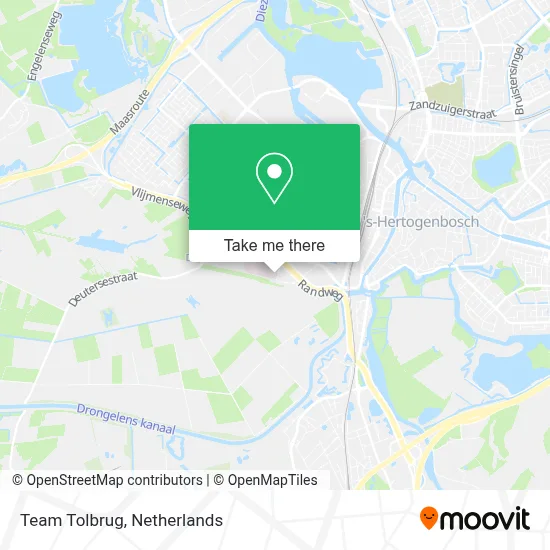Team Tolbrug map