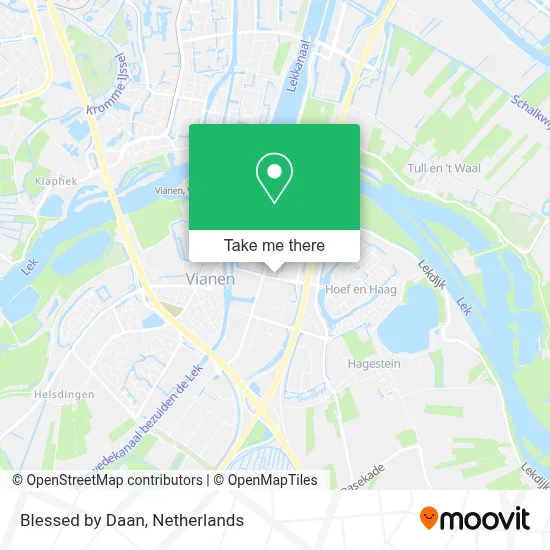 Blessed by Daan map