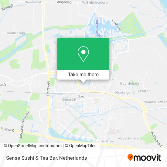 Sense Sushi & Tea Bar map