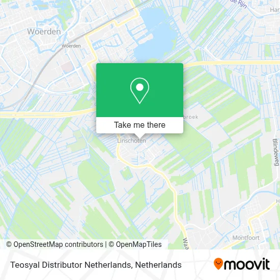 Teosyal Distributor Netherlands map