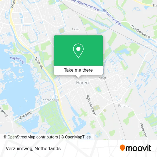 Verzuimweg map