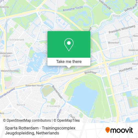 Sparta Rotterdam - Trainingscomplex Jeugdopleiding map