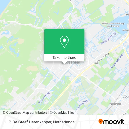 H.P. De Greef Herenkapper map
