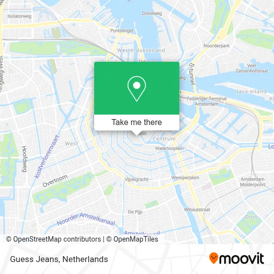 Guess Jeans map