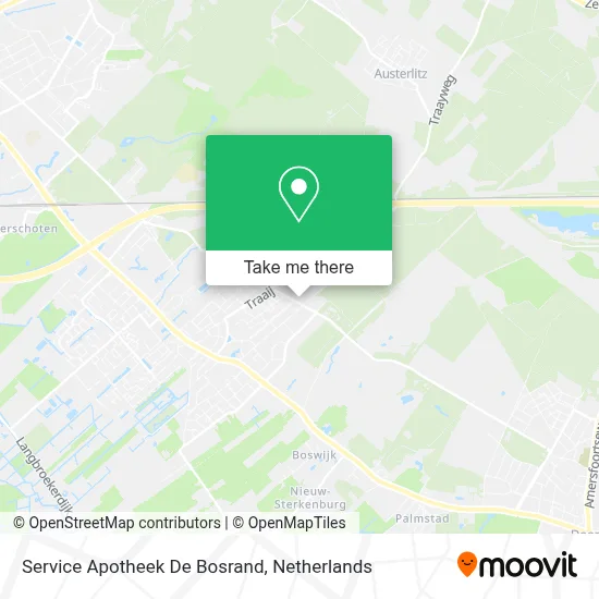 Service Apotheek De Bosrand map
