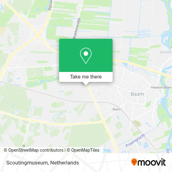 Scoutingmuseum map