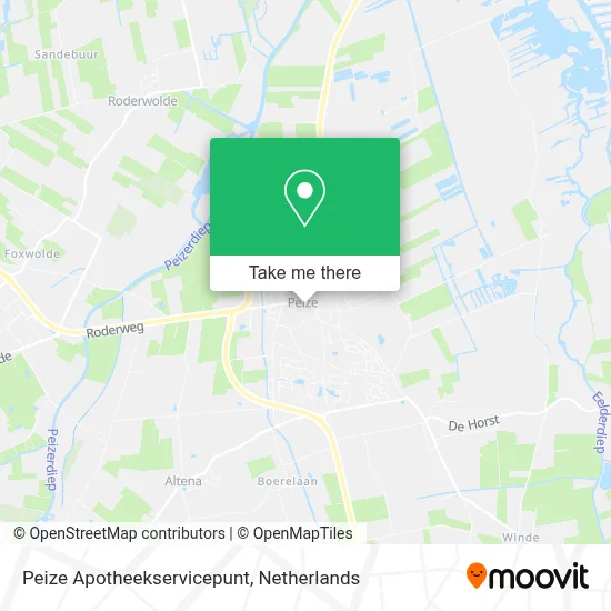 Peize Apotheekservicepunt map