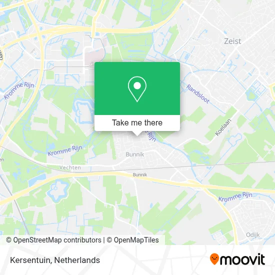 Kersentuin map