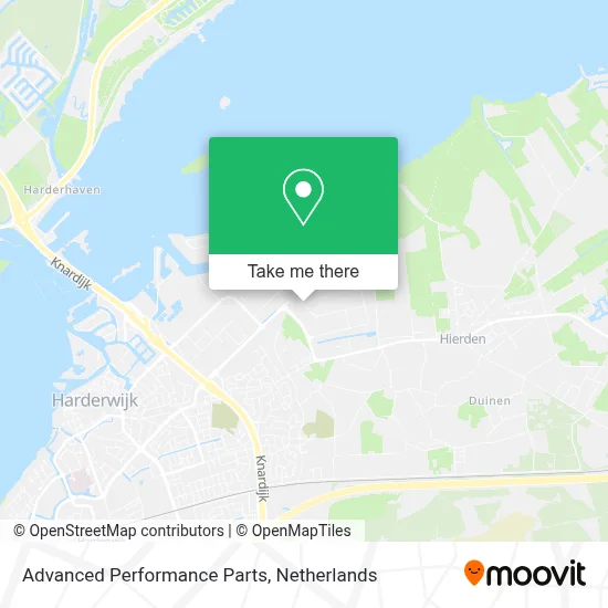 Advanced Performance Parts map