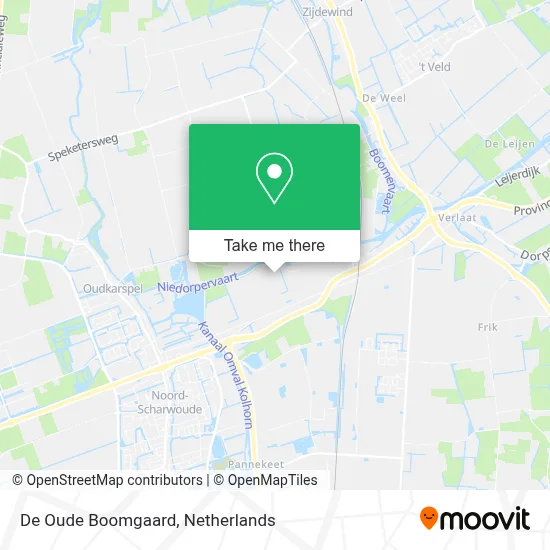 De Oude Boomgaard Karte