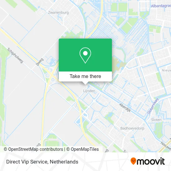 Direct Vip Service map