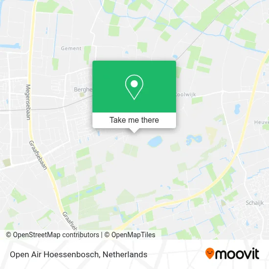 Open Air Hoessenbosch map