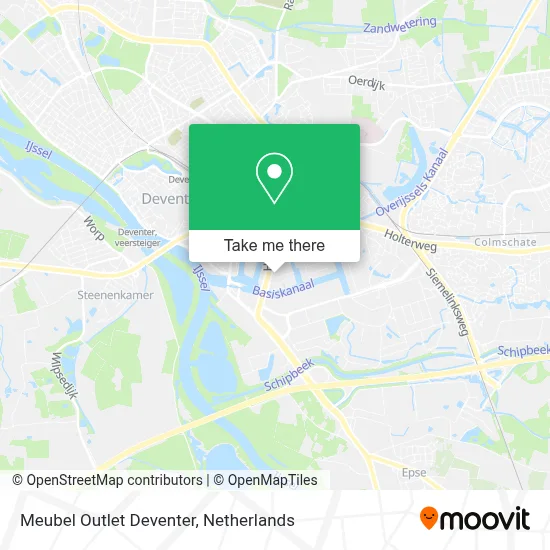 Meubel Outlet Deventer map