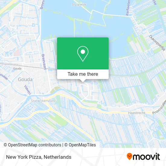 New York Pizza map