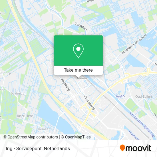 Ing - Servicepunt map